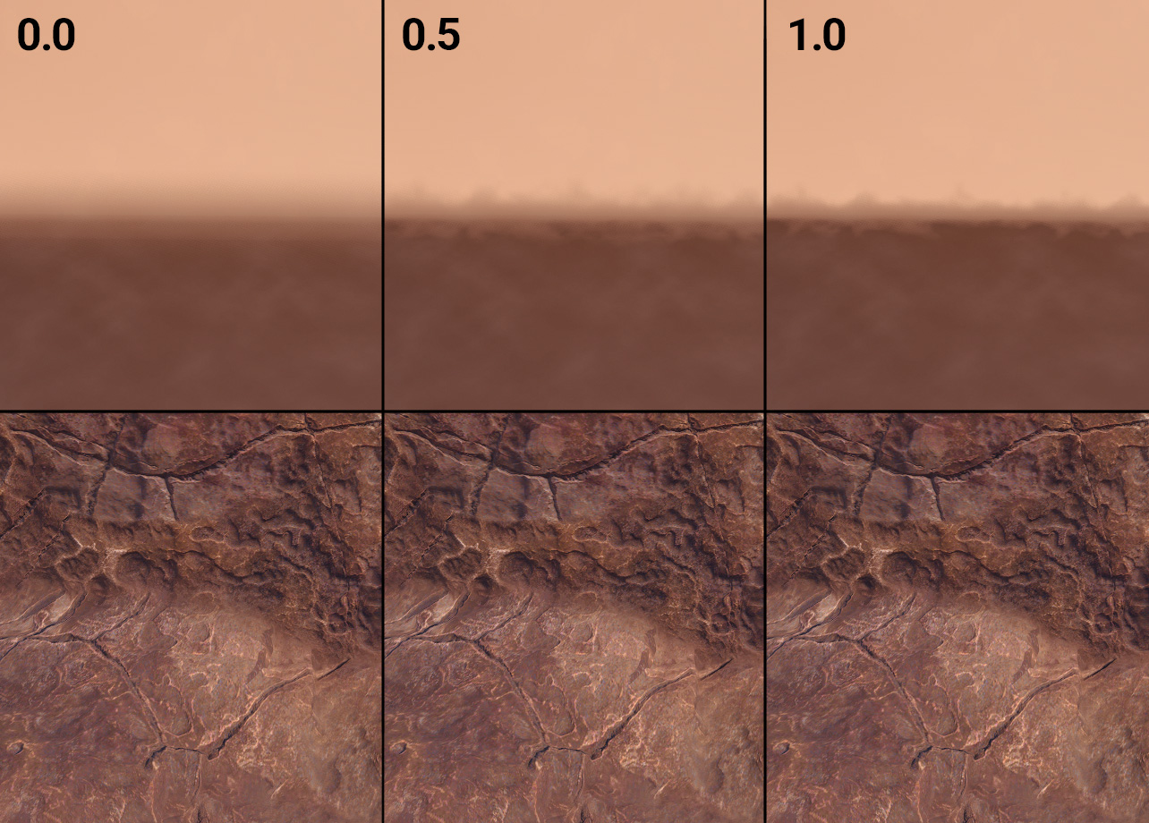 r.MeshBlend.NoiseFactor values