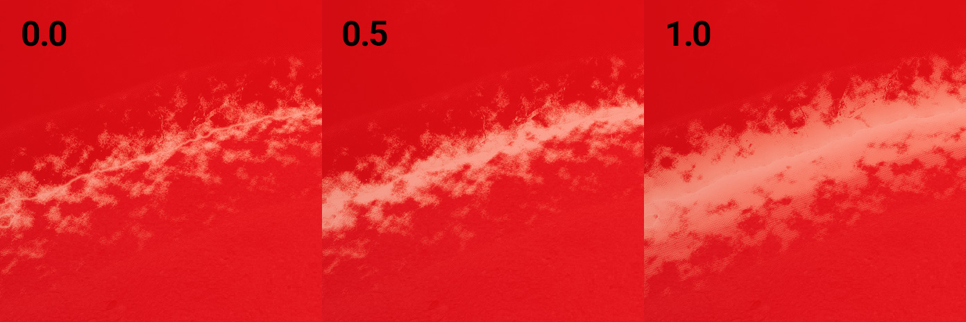 r.MeshBlend.NoiseFade values