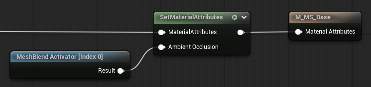 Update material attributes